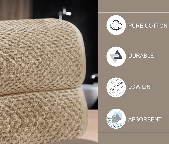 COTTON CRAFT Waffle Bath Sheets - Image 3