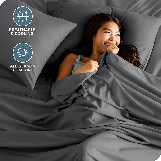 Bare Home Split Queen Sheet Set - Image 4