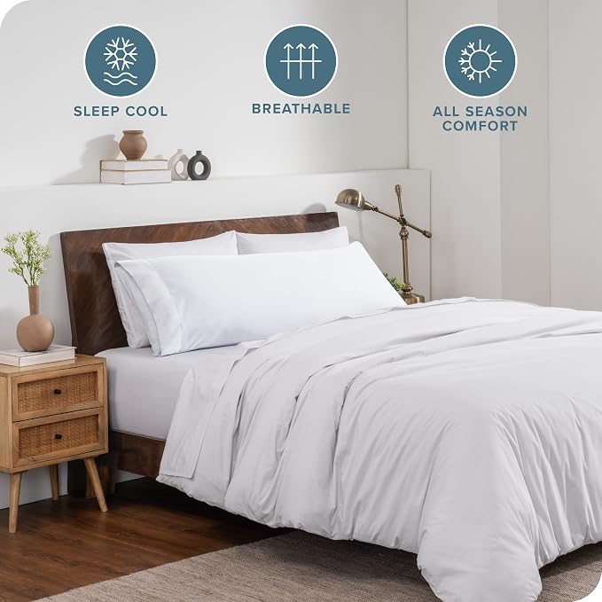 Bare Home Microfiber Body Pillow Cover - Image 2