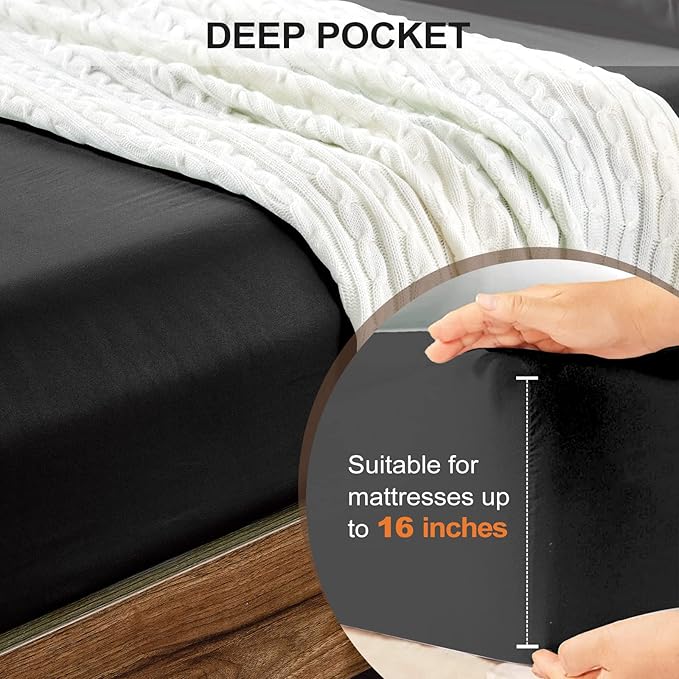 FreshCulture Twin XL Fitted Sheet Only 2 Pack - Image 4