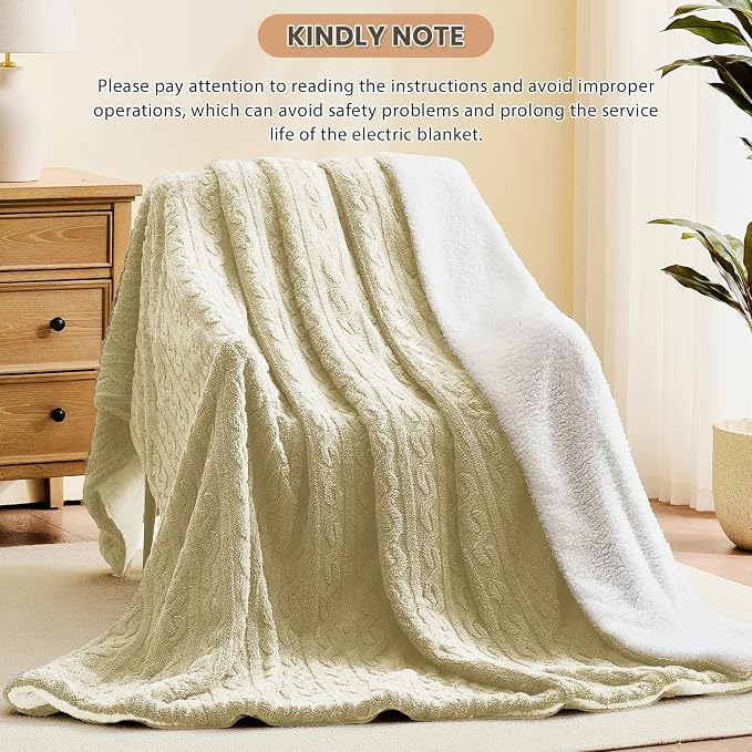 Homemate Electric Heated Blanket Queen - Image 7