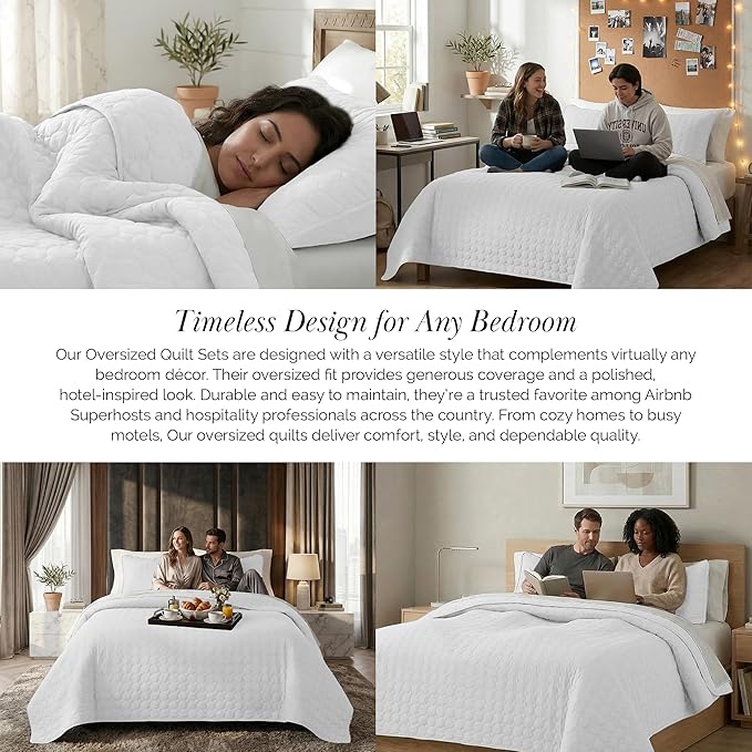 Southshore Fine Living, Inc. Twin XL Comforter Quilt Set, Dorm Room Bedding - Image 6