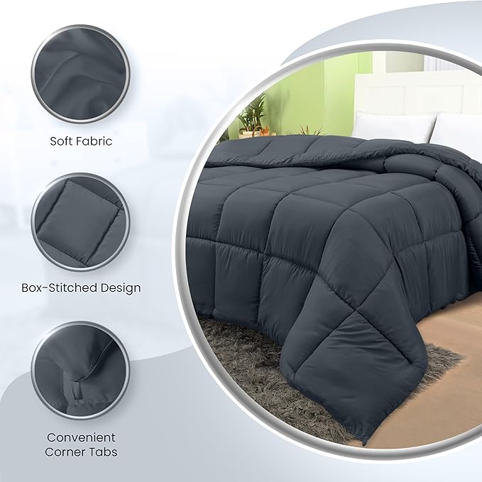 Utopia Bedding Comforters King Size, All Season Duvet Insert, Down Alternative - Image 6