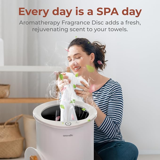SereneLife Bucket Towel Warmers, Luxury Towel Heater Gifts - Image 6