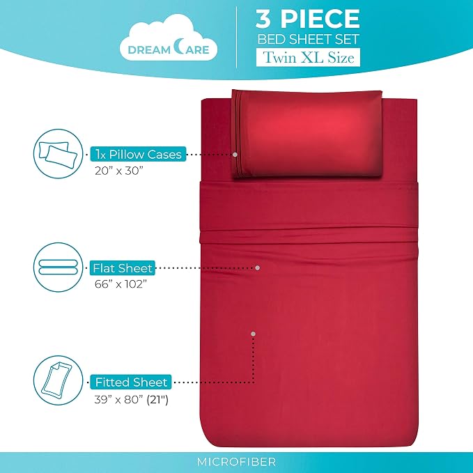 DREAMCARE Twin XL Sheet Sets - Image 4
