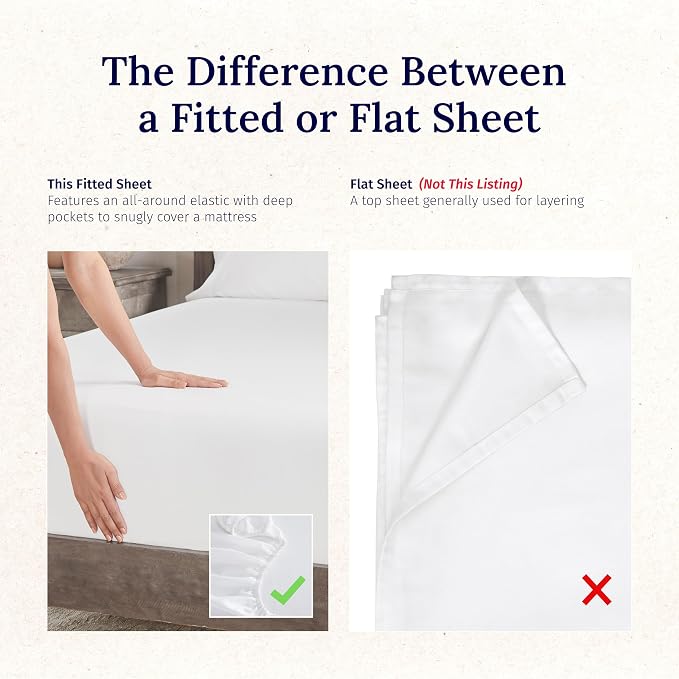 California Design Den Luxurious King Fitted Sheet Only - Image 6