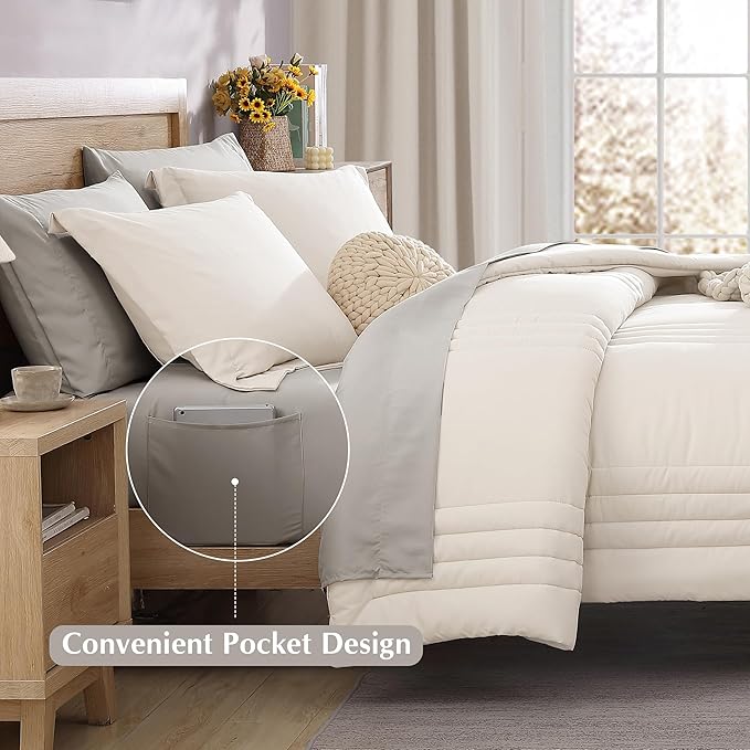 Monbix Queen Comforter Set - Image 6