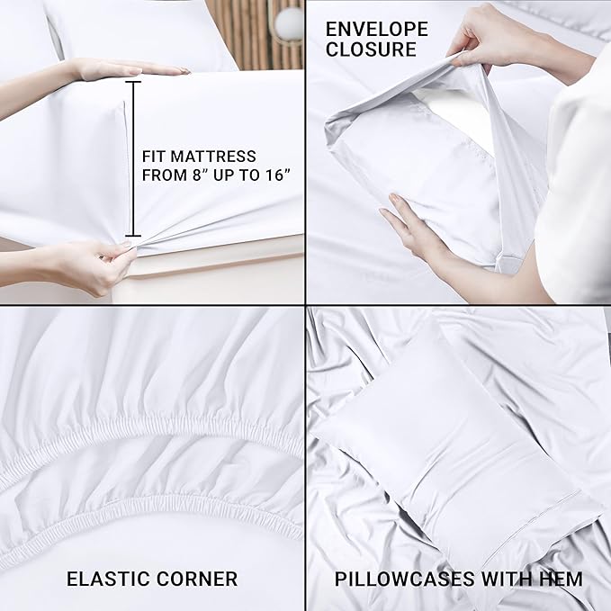 Utopia Bedding Twin Bed Sheets Set - Image 4