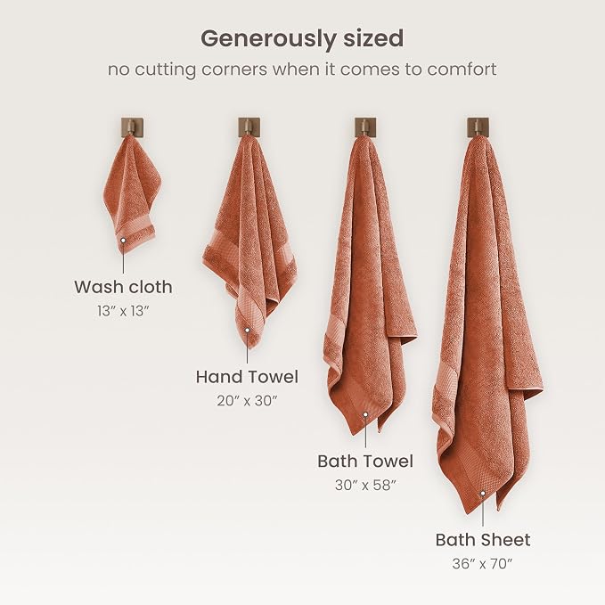 BIOWEAVES 100% Organic Cotton 700 GSM Plush Premium Washcloths 13" x 13" GOTS - Image 6