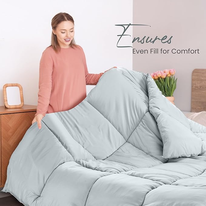 Utopia Bedding Comforters Twin Size, All Season Duvet Insert, Down Alternative - Image 4