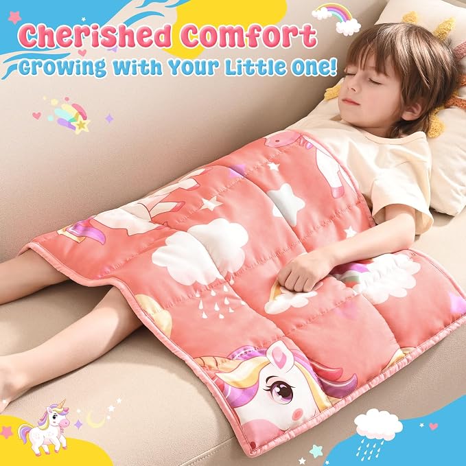 anfie Weighted Lap Pad 2 Pounds, Weighted Blanket Kids Cooling Blanket - Image 3