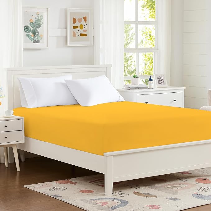 Hotella 100% Microfiber Full Size Fitted Sheet Only, Machine Washable and by Hotella