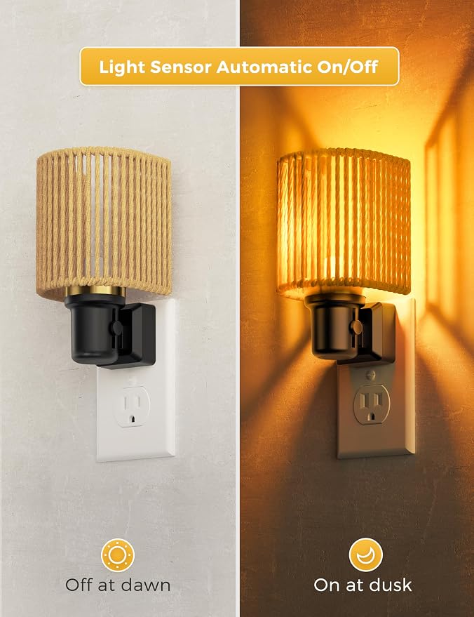 L LOHAS LED Night Lights Plug into Wall, Dimmable Night Light - Image 4