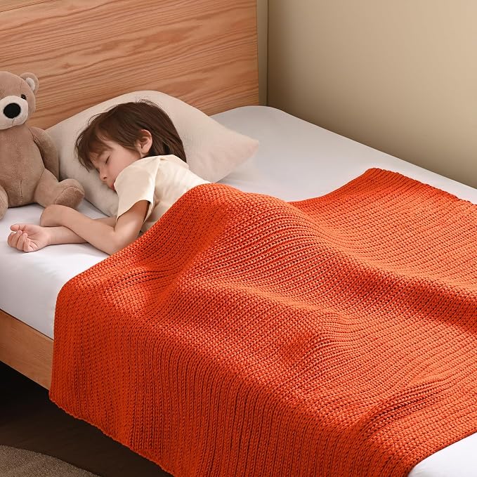 Guohaoi Knitted Weighted Blanket Kids No Beads Cooling Heavy Blanket, Home by GuohuoiHomeKitchen