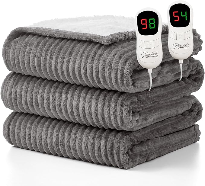 Homemate Electric Heated Blanket Queen Size by Homemate
