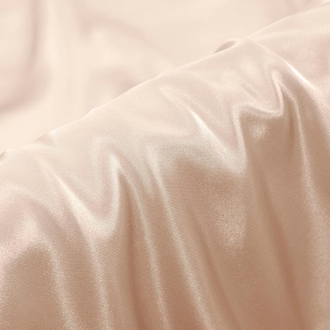 Aormenzy Beige Satin Pillowcase - Image 2