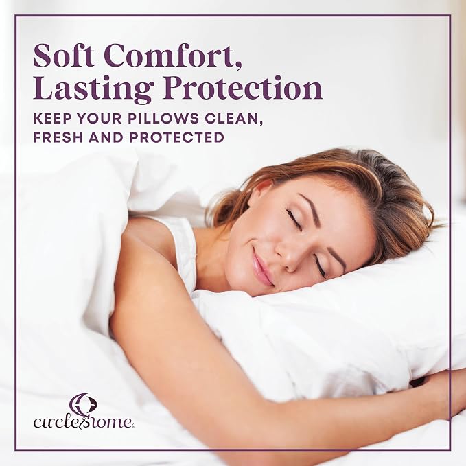CirclesHome Pillow Protectors Single Pack Body Zippered - Image 7