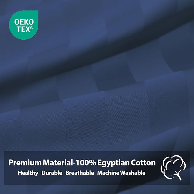 100% Egyptian Cotton Fitted Sheet CK Size, 600 Thread Count, Single Fitted - Image 4