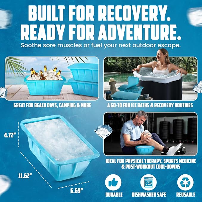 Extra Large Ice Block Mold For Ice Bath - Image 3