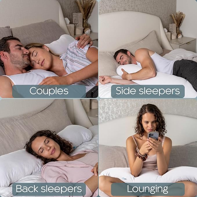 SleepCloud Weighted Body Pillow 8lbs - Image 5