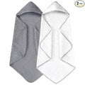 Yoofoss Hooded Baby Towels for Newborn 2 Pack 100% Muslin Organic Cotton Baby by YOOFOSS