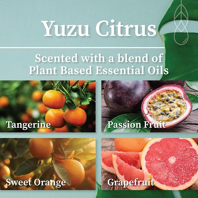 Hemlock Park Yuzu Citrus Apothecary Hand-Poured Scented Candle | Crackling Wood - Image 2