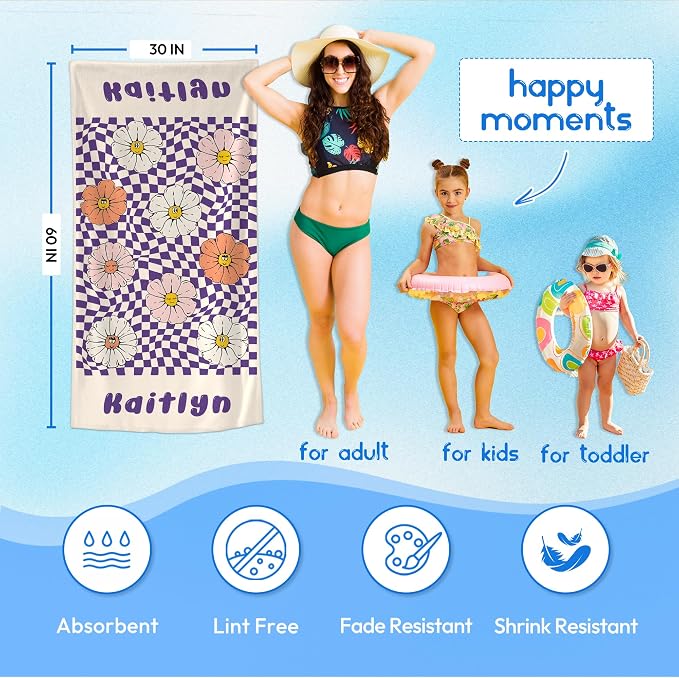 JML Personalized Beach Towel - Image 3