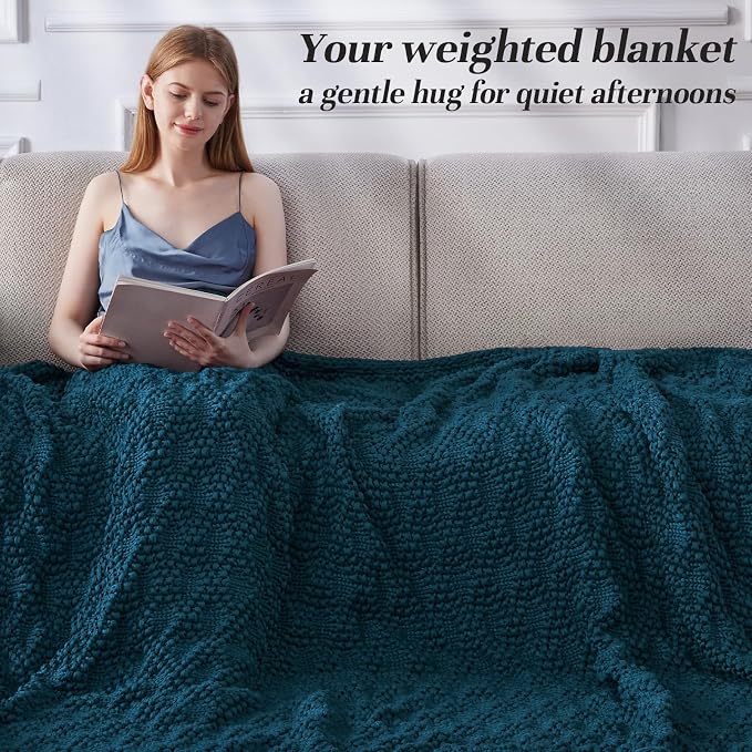 Anysay Knitted Weighted Blanket - Image 2