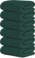 Tens Towels Pack of 6 Hand Towels, 100% Cotton, Lighter Weight, Quick to Dry by TensTowels