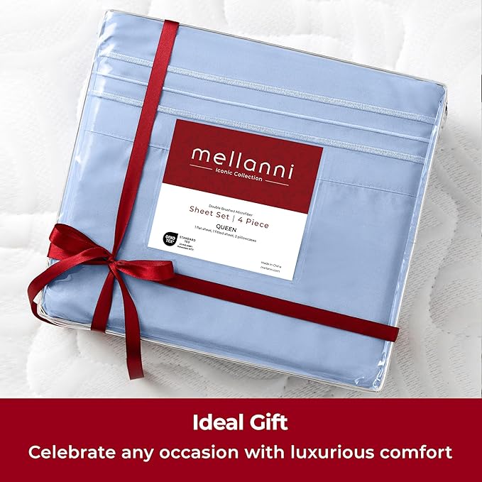 Mellanni Split King Sheets Set - Image 7