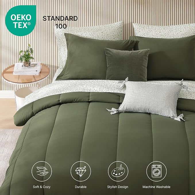 Monbix Queen Comforter Set - Image 4