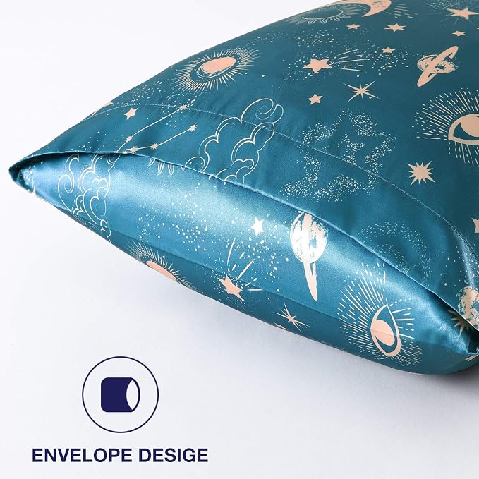 EXQ Home Satin Pillowcase for Hair and Skin, Pillow Cases King Size Pillow Case - Image 5