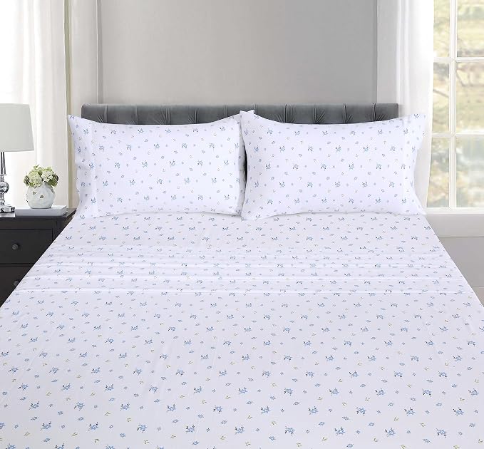 RUVANTI 100% Cotton Sheets – Split King Size Percale Bedding, Cooling & - Image 5