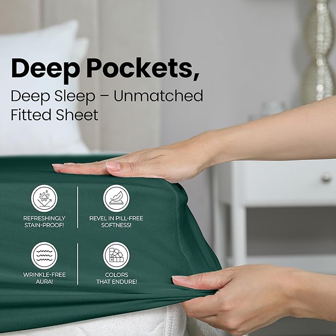 Utopia Bedding Queen Fitted Sheet - Image 4