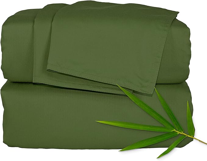 Pure Bamboo Full Sheets, Genuine 100% Organic Viscose Derived from Bamboo Bed by PureBamboo