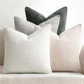 MIULEE Pack of 4 Couch Throw Pillow Covers 18x18 Inch Gray Soft Decorative by MIULEE