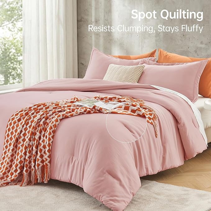 MUXHOMO Twin/Twin XL Comforter Set, All Season Ultra Soft Down Alternative - Image 5