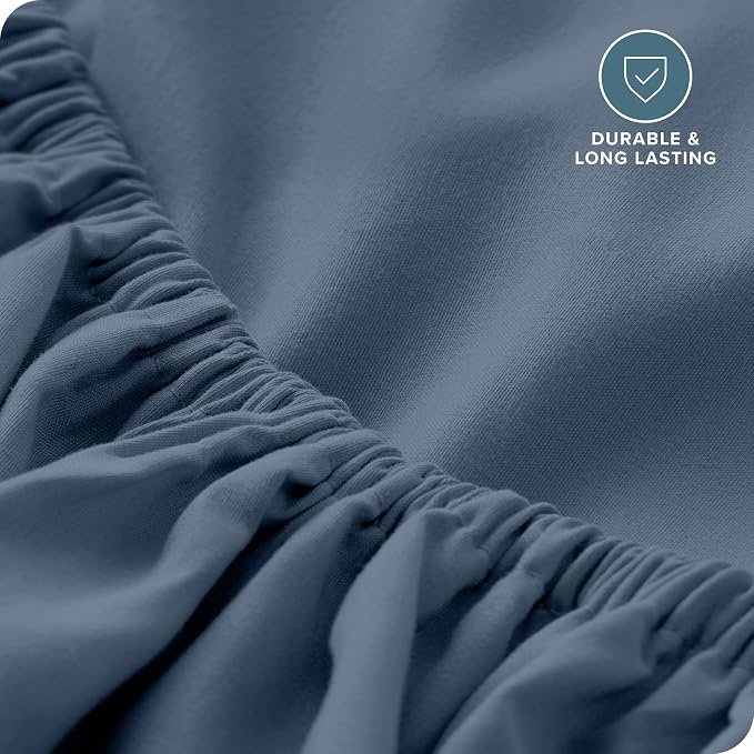 Bare Home Fitted Bottom Sheet Queen Size - Image 5