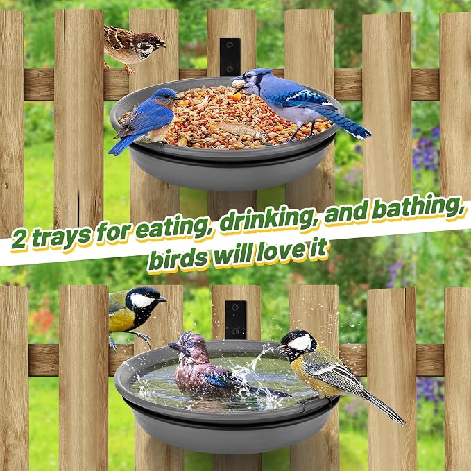 Fence Bird Feeders Tray - Image 4