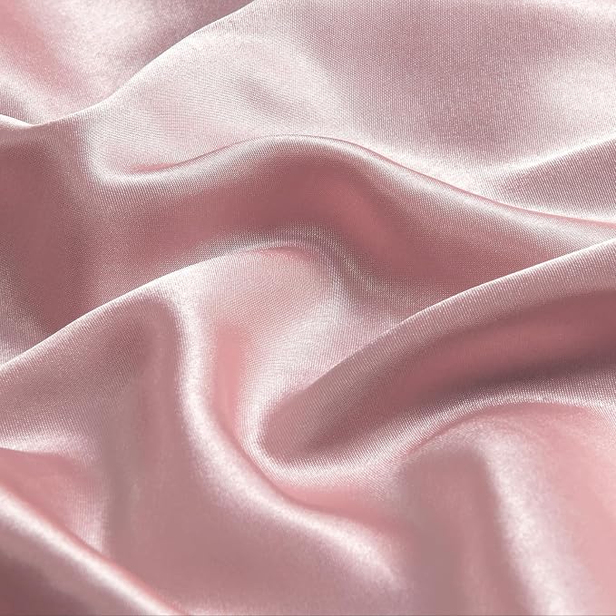 BEDELITE Satin Body Pillow Cover 2 Pack, Super Soft and Cooling Body Pillow - Image 4