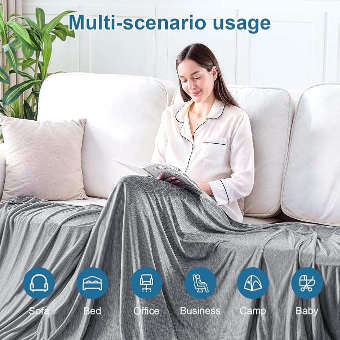 KMUSET Cooling Blanket, Double Sided Summer Cooling Blankets - Image 5