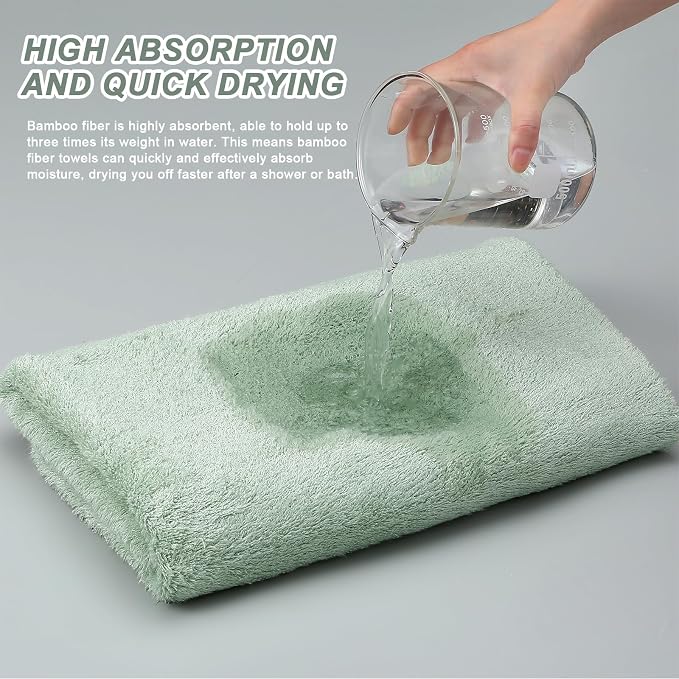 Aibaser Bath Towels, 27x54inch - Image 4