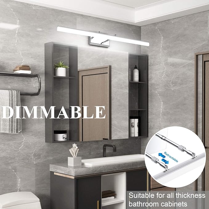 Aipsun 31.5in Dimmable Modern LED Vanity Lights - Image 3