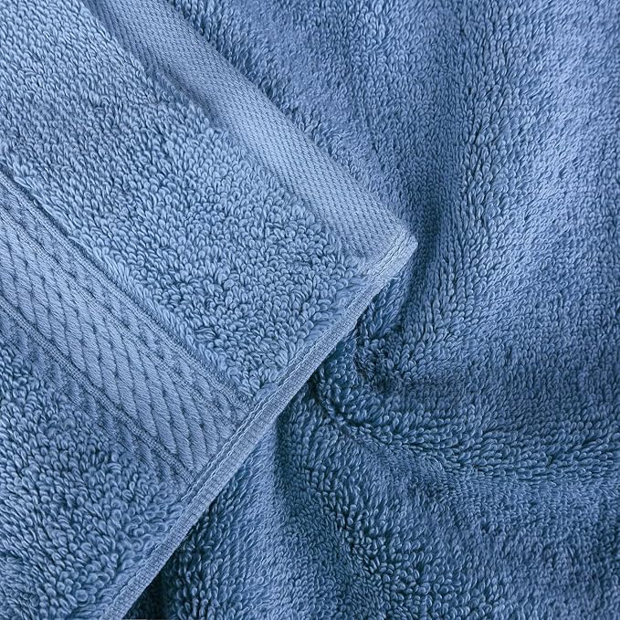 SUPERIOR Egyptian Cotton Pile 8 Piece Towel Set, Includes 2 Bath, 2 Hand - Image 6