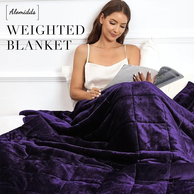 Alomidds Weighted Blanket Queen Size 15lbs 60 x 80 inches, Adult Weighted - Image 4