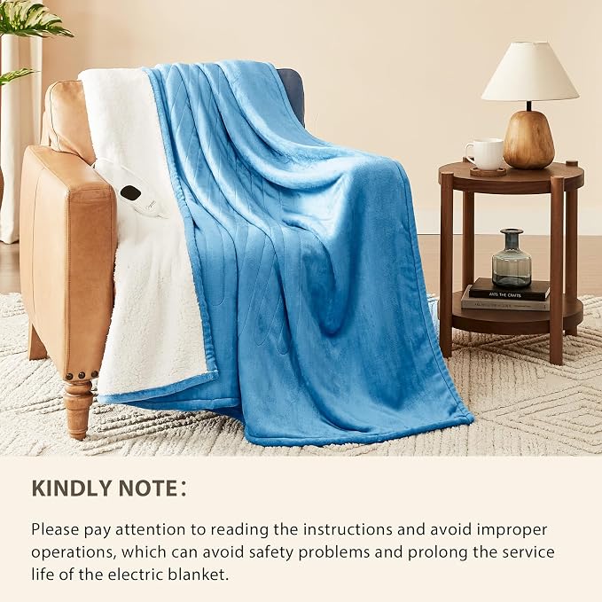 Homemate Electric Heated Blanket Queen Size - Image 6