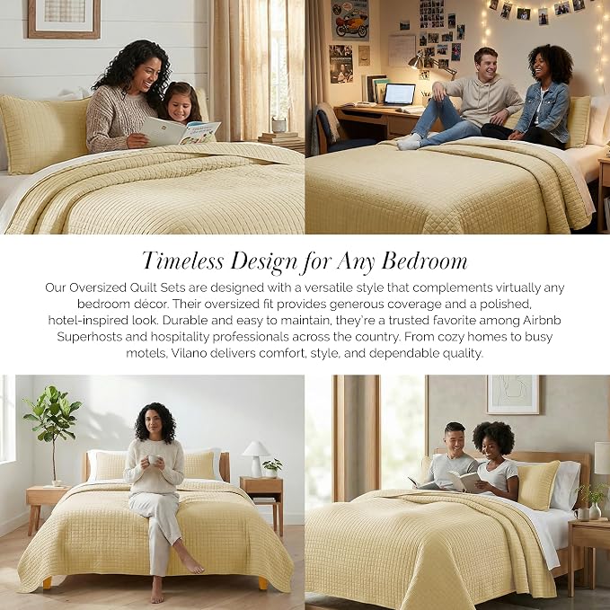 Southshore Fine Living, Inc. Twin Quilt Bedding Set, Soft Brushed Microfiber - Image 7