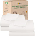 California Design Den 2-Pack 100% Organic Cotton Bed Sheets Twin Size Set by CaliforniaDesignDen