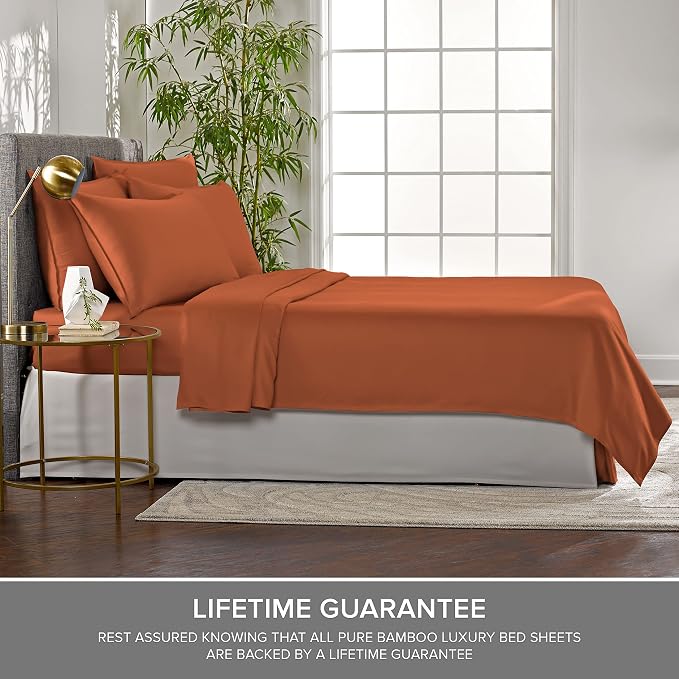 Pure Bamboo Split King Sheets, Genuine 100% Organic Viscose Derived from Bamboo - Image 4