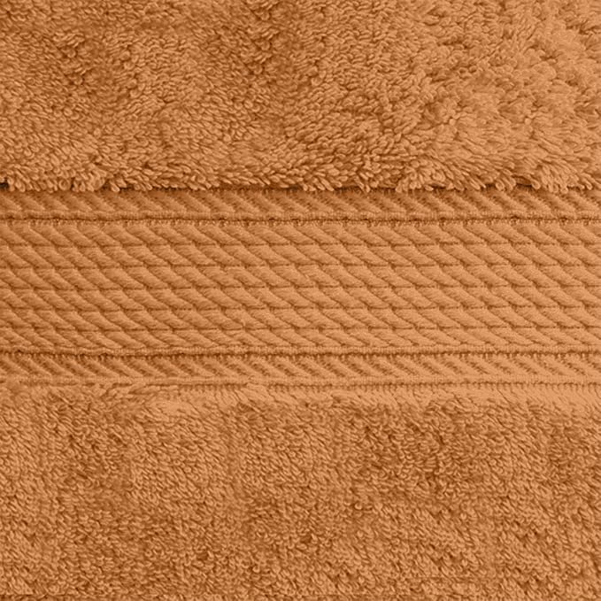SUPERIOR Egyptian Cotton Pile Hand Towel Set of 4, Ultra Soft Luxury Towels - Image 3